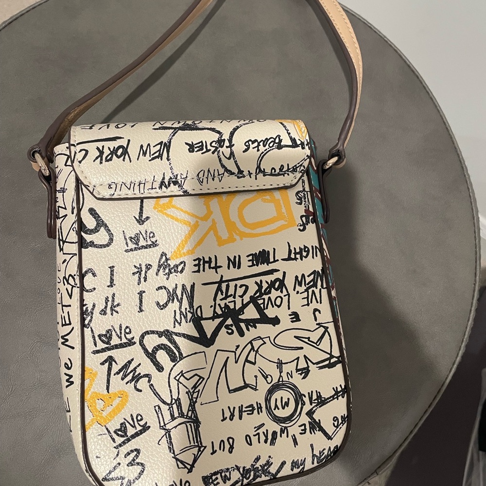 DKNY Multicolor Graffiti Crossbody Bag - Picture 3 of 5